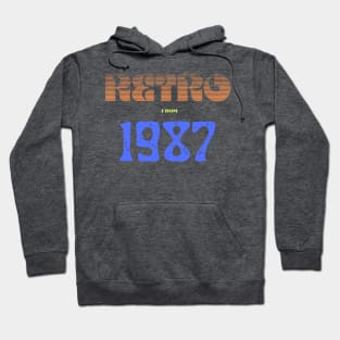 Retro Birthyear 1987 Hoodie